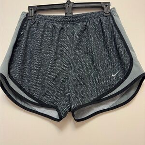 Nike Women's Black and Gray Athletic Shorts